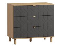 Комод Теджонс 93x85 Деко Графитовый