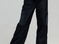 Брюки текстильные с полиуретановым покрытием для девочек