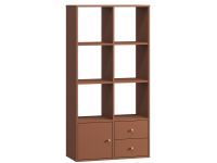 Стеллаж Кейн 3-75x149 Терракотовый