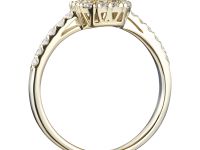 Кольцо из желтого золота с бриллиантами э0301кц12200951