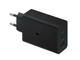 Сетевое зарядное устройство Samsung Super Fast Charger 2хType-C/USB 3.0 /65W (черный)