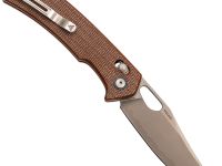 Складной нож SRM Retreiver 9203-MN2, сталь 140Cr, рукоять коричневая микарта