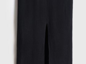 Трикотажное платье для девочек, Черный