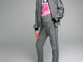 Брюки в клетку для девочки