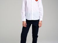 Сорочка текстильная для мальчиков (regular fit)