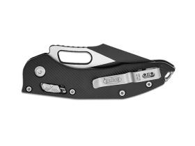 Складной нож Microtech Stitch, сталь М390, рукоять алюминий, черный