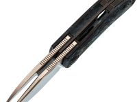 Нож-брелок CKF Keysha, сталь M398, рукоять титан/карбон