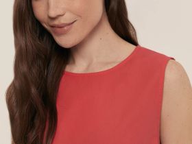 Блузка без рукавов из хлопка