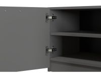 ТВ-тумба Кимбол 240x45 Графитовый/Черный