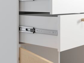 Тумба Дикинс 87x92 Береза/Белый
