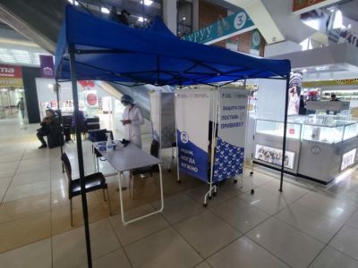 В Якутске работают передвижные пункты вакцинации от гриппа