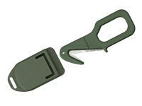 Стропорез Fox Rescue Emergency Tool, сталь 420J2, рукоять термопластик FRN, зеленый