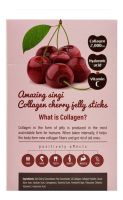 Коллагеновое желе с гиалуроновой кислотой и экстрактом вишни Collagen Cherry Jelly Stics 20г: Желе 30шт