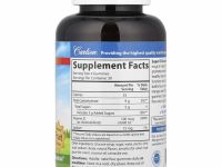 Carlson Labs, жевательные супер мармеладки с витамином D3, со вкусом натуральных фруктов, 25 мкг (1000 МЕ), 120 жевательных мармеладок