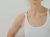 Майка в рубчик, Белый