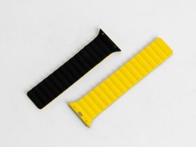 Ремешок Mutural Watch Band Molan для Apple Watch 38/40/41mm (Black/Yellow)