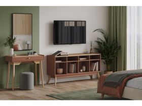 Консоль Торвалль 90x40 Терракотовый/Натуральный