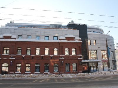 Здание Научно-исследовательского института при Совете Министров УАССР, где в 1918 году проходило собрание молодежи, положившее начало Ижевской городской комсомольской организации