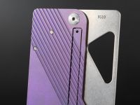 Складной нож Daggerr Cardknife сталь VG-10, рукоять Purple Ti/Carbon Fiber