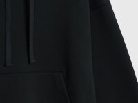 Флисовое худи, Черный