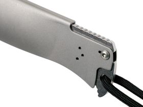 Нож складной Cold Steel Pocket Bushman, сталь 4116, рукоять нержавеющая сталь, серебристый