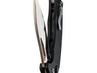 Складной нож Obertech ns-01 Drop point satin, сталь VG-10, рукоять G10, черный
