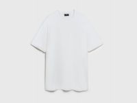 Футболка из гладкой ткани, Белый