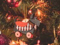 Игрушка деревянная "IDH Center" Скотч черный 9005