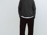 Джемпер с эффектом стирки, Серый