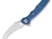 Складной нож Trivisa Lacerta-04L, сталь 14C28N, рукоять микарта, синий