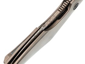 Складной нож WE Knife Krait, сталь Damasteel, рукоять титан