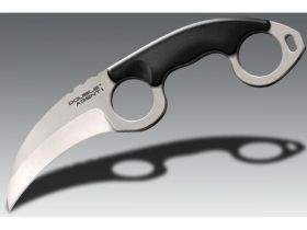 Нож с фиксированным клинком Cold Steel Double Agent I, сталь AUS-8A, рукоять Griv Ex™, черный