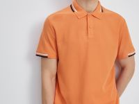 Базовое поло из хлопка прямого силуэта