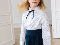 Блузка с длинным рукавом для девочки