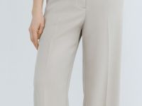 Прямые брюки со стрелками, Бежевый