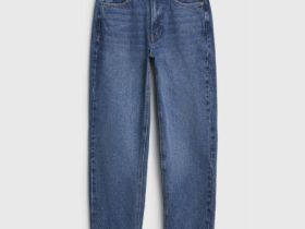 Джинсы Mom с высокой посадкой, Синий