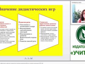 Дидактическая игра как эффективное средство познавательно-речевого развития ребёнка в условиях реализации ФГОС ДО