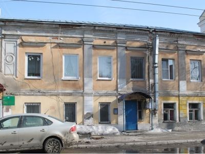 Дом статского советника Н.А.Жемчужникова с воротами и крытой террасой