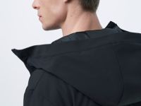 Утеплённая парка с накладными карманами, Черный