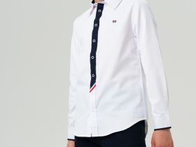 Рубашка на кнопках для мальчика