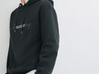 Худи с принтом, Черный