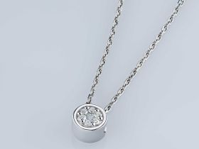 Классическая подвеска из серебра э0612пд12152700_white