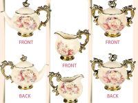 Fanquare Чайный сервиз на 6 человек 15 предметов Rose Flowers English Fanquare