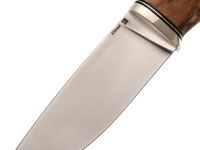 Нож Охотник, сталь Elmax, рукоять стабилизированная карельская береза