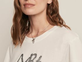 Футболка прямого силуэта с принтом