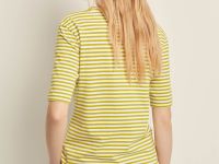 Футболка в полоску приталенного силуэта