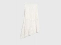 Асимметричная юбка из кружева для девочек, Бежевый