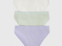 Трусы для девочек, 3 шт., Белый