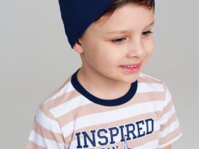 Шапка трикотажная для мальчиков, 2 шт в комплекте