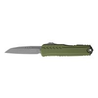 Автоматический нож Microtech Cypher II S/E 1241-10APOD, сталь M390, рукоять алюминий, зеленый
